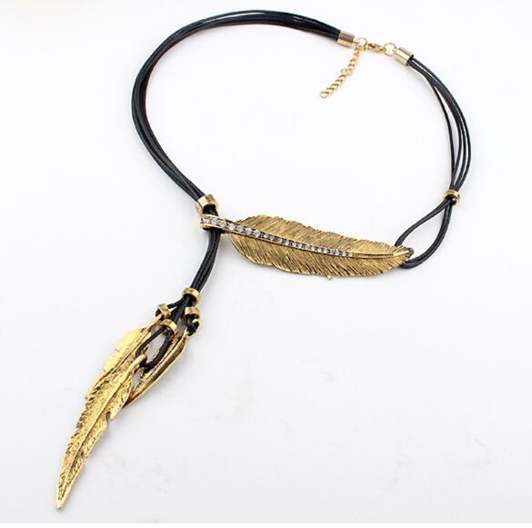 Curaçao colors black rope Necklace