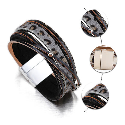 Curaçao alloy magnet horsehair Bracelet