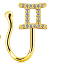 Curaçao constellation nose ring