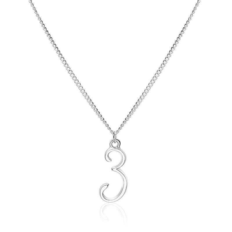 Curaçao Lucky Arabic number Pendant