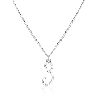Curaçao Lucky Arabic number Pendant