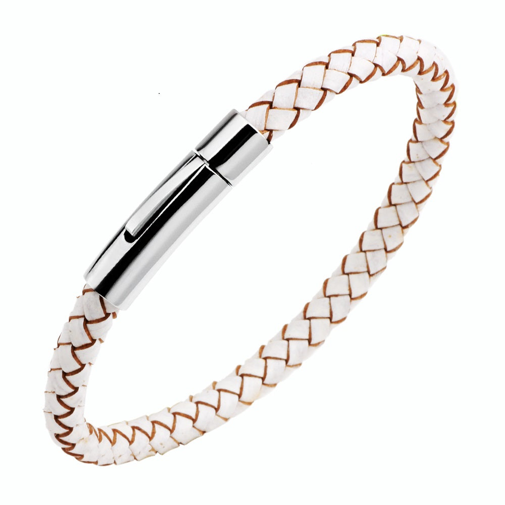 Leopard head U-shaped alloy simple bracelet