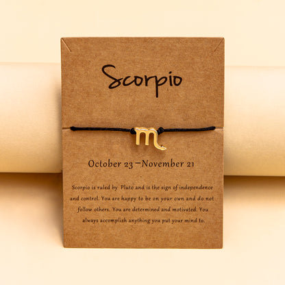 Curaçao constellation zodiac sign Bracelet