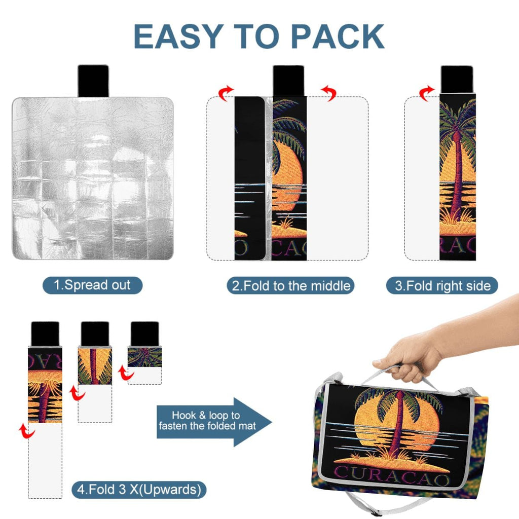 Curacao Foldable Picnic Blanket