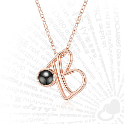 Curaçao Letters Pendant Languages Necklace