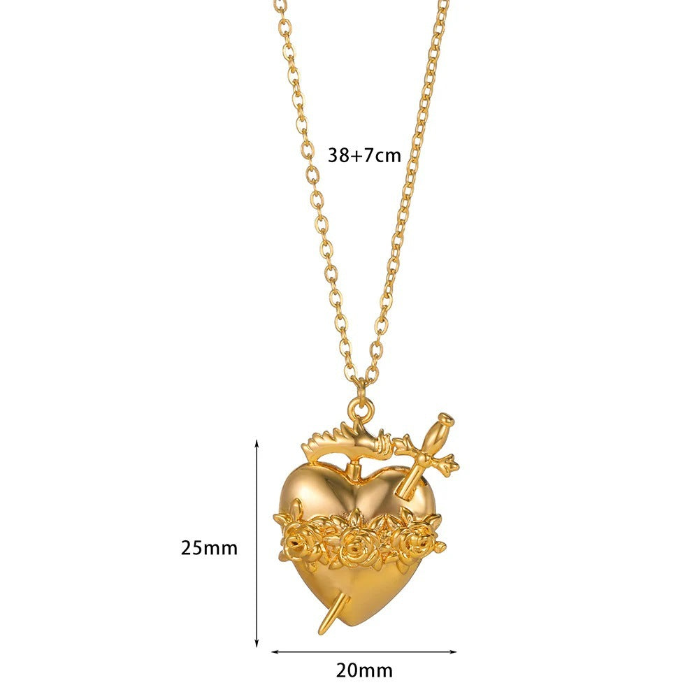 Curaçao Heart creative shaped Necklace