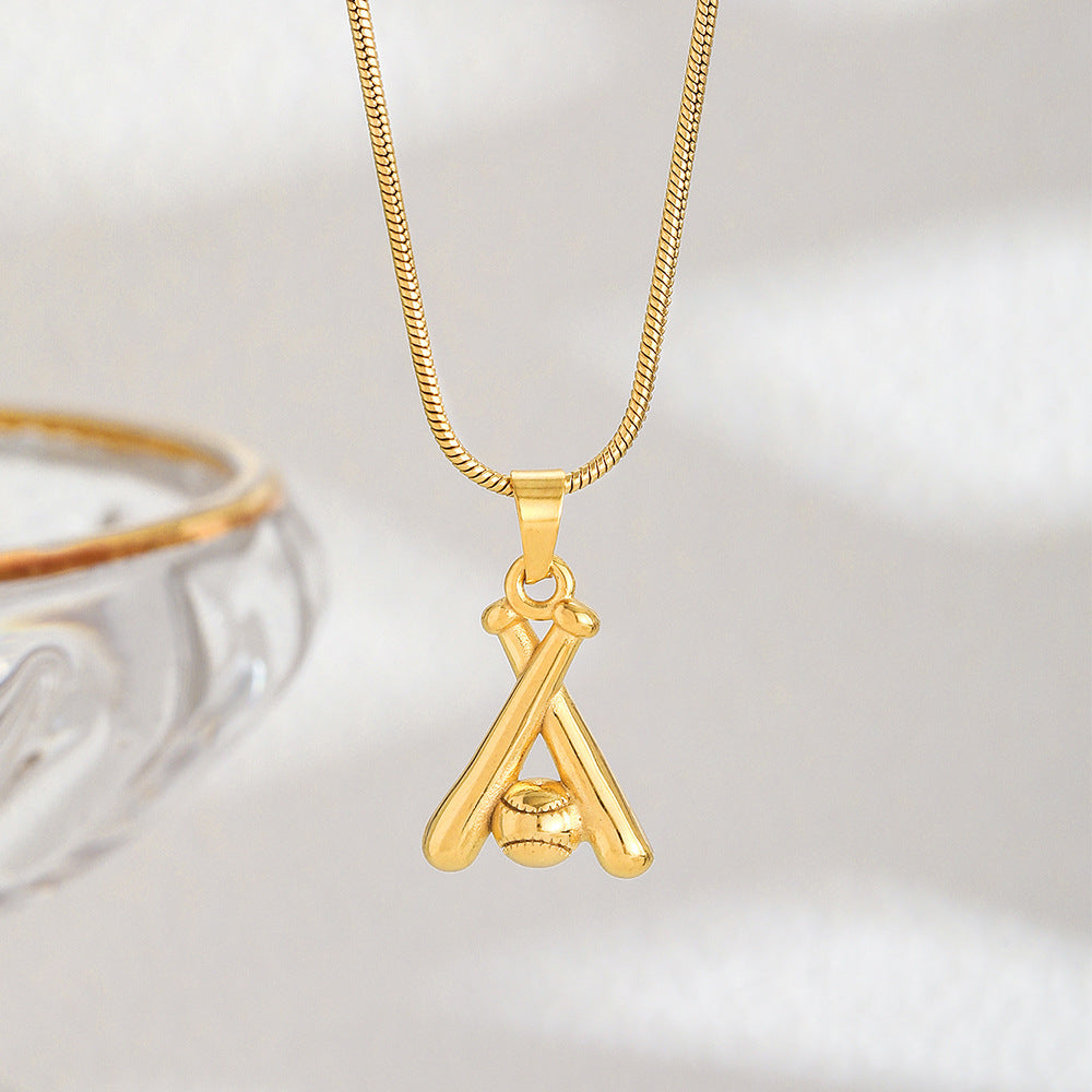 Curaçao Steel basketball football Necklace
