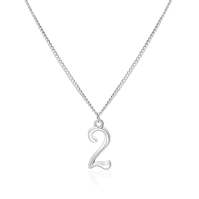 Curaçao Lucky Arabic number Pendant