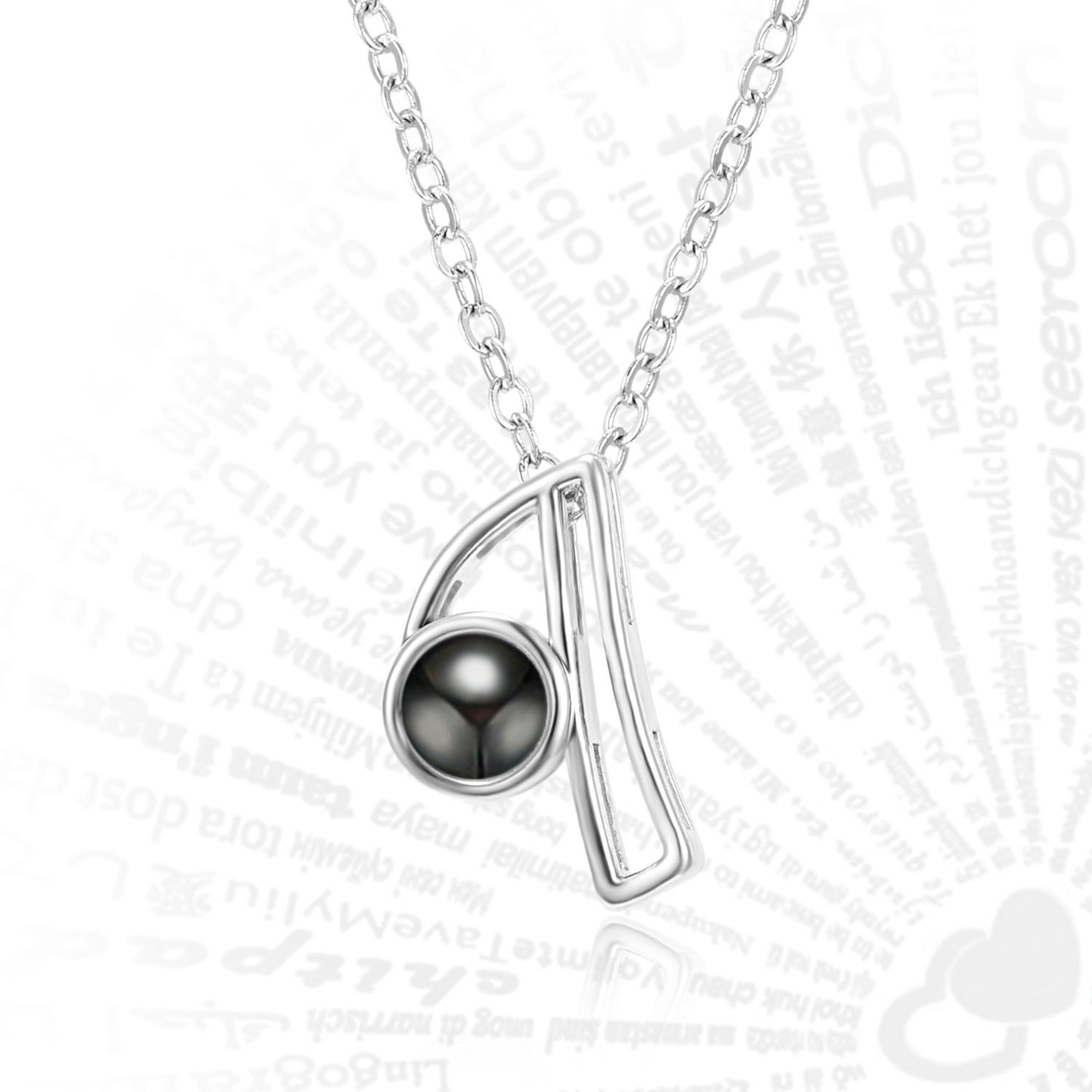 Curaçao Letters Pendant Languages Necklace