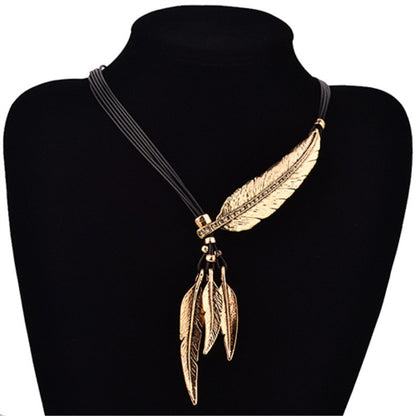Curaçao colors black rope Necklace