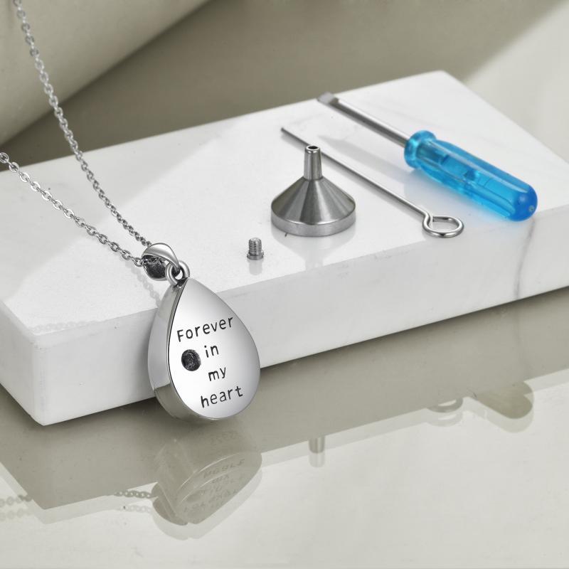 Curaçao Teardrop Urn Necklace