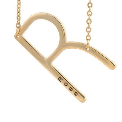 Curaçao Letter Steel english Necklace