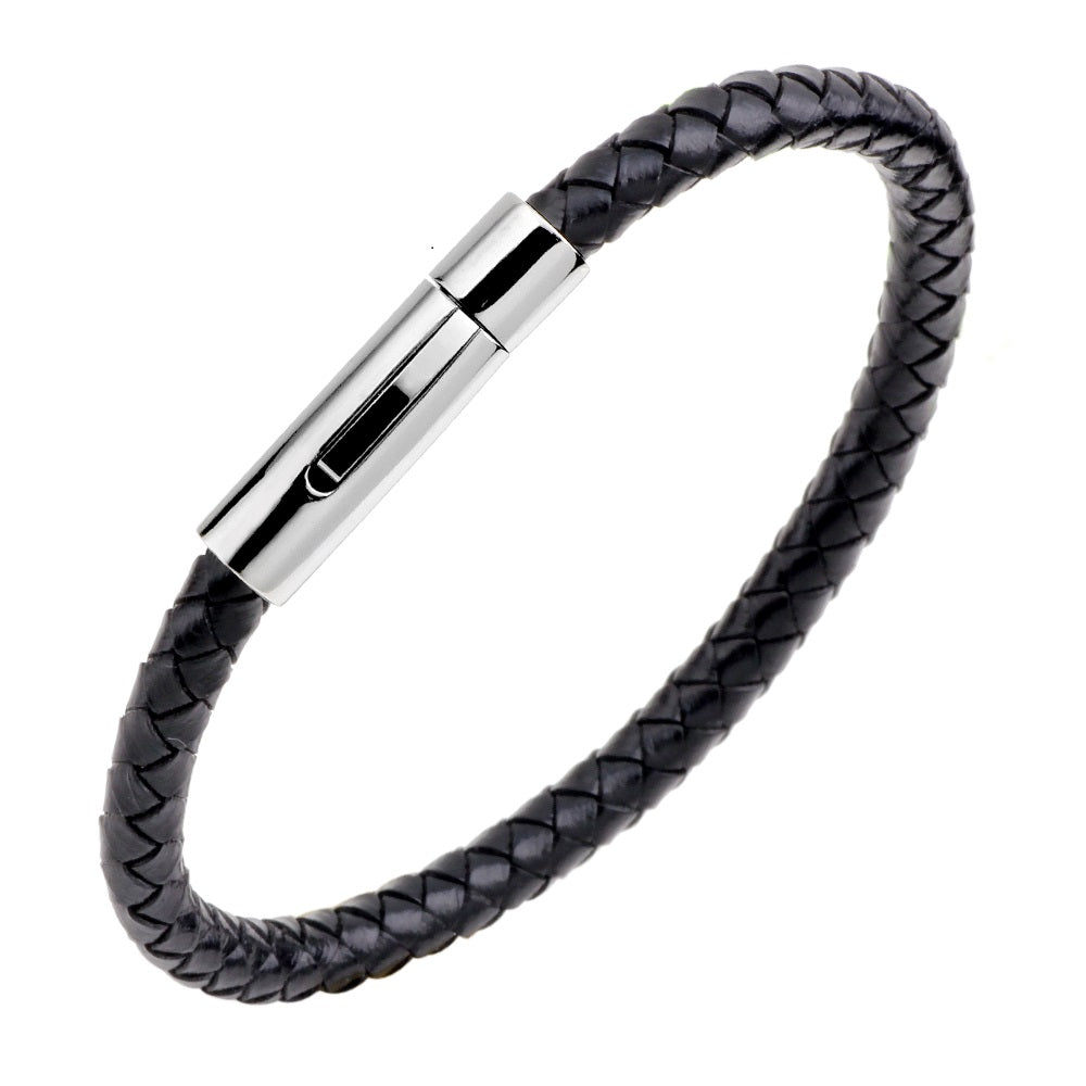 Leopard head U-shaped alloy simple bracelet