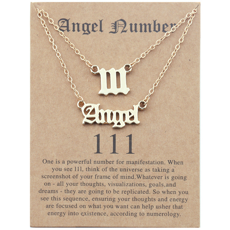 Curaçao Angel Lucky number Necklace