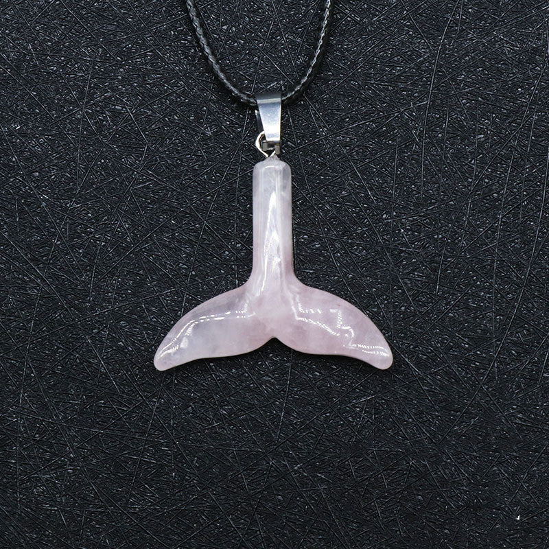 Curaçao Crystal fishtail necklace