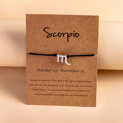 Curaçao constellation zodiac sign Bracelet