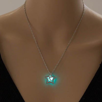 Pentagram Angel Luminous Pendant Accessories