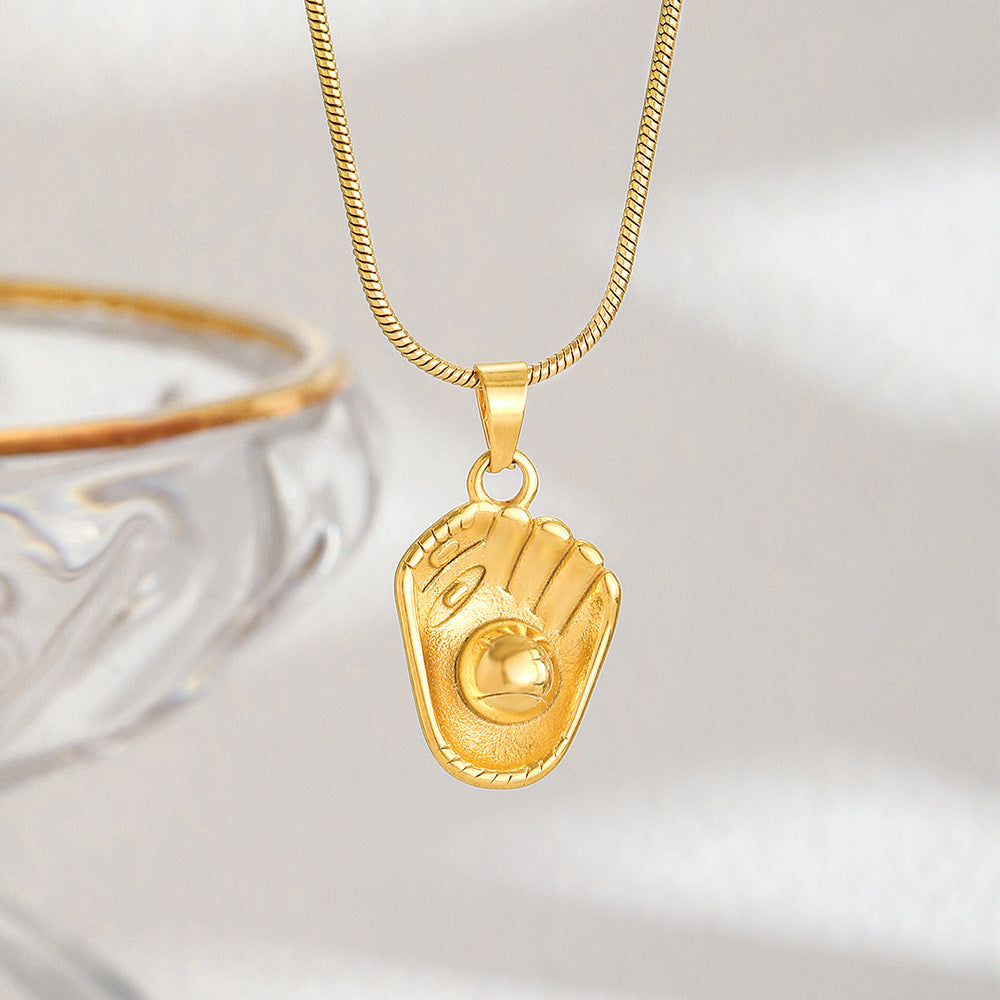 Curaçao Steel basketball football Necklace
