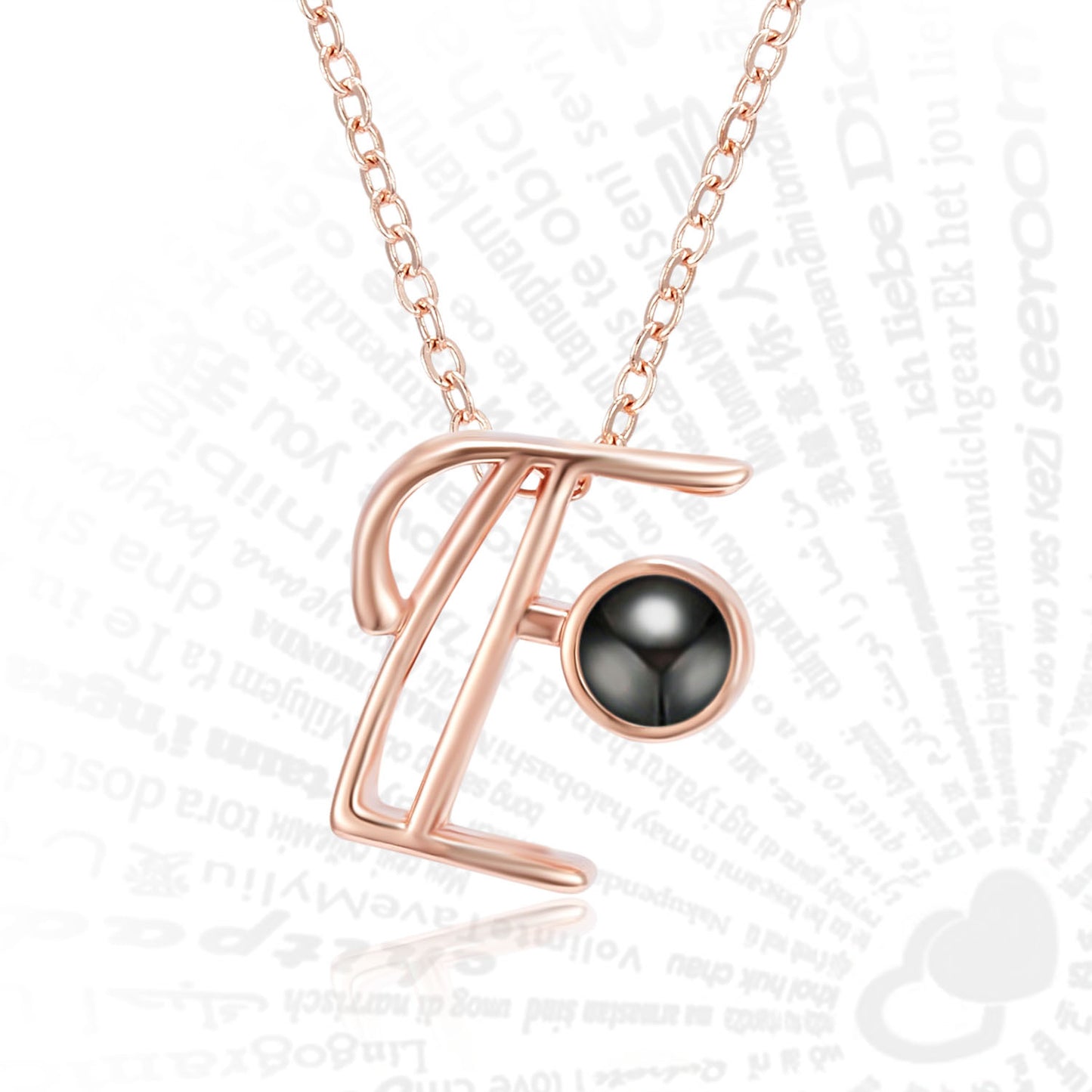 Curaçao Letters Pendant Languages Necklace