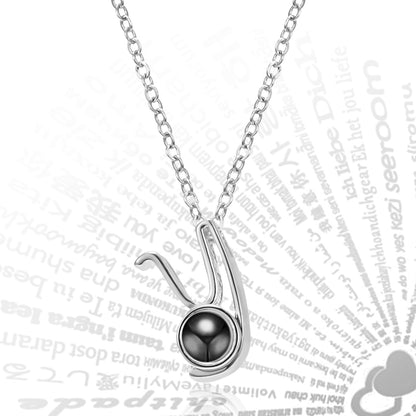 Curaçao Letters Pendant Languages Necklace