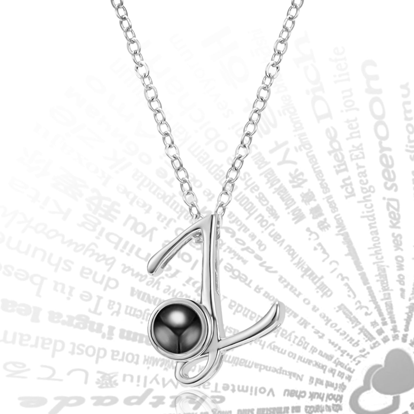 Curaçao Letters Pendant Languages Necklace