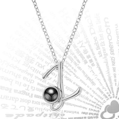 Curaçao Letters Pendant Languages Necklace
