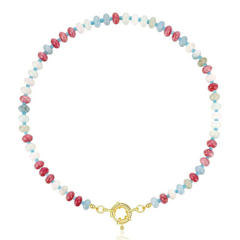 Curaçao Beach Handmade beaded Necklace