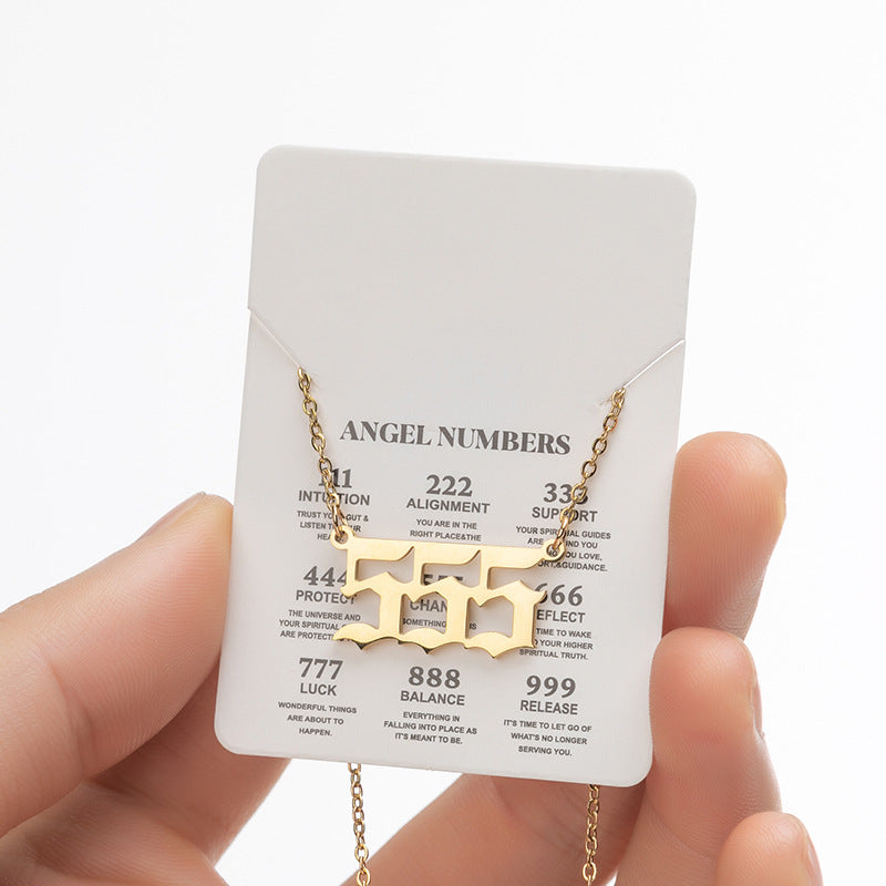 Curaçao Angel Lucky number Necklace