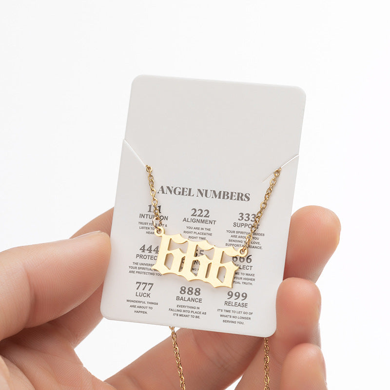 Curaçao Angel Lucky number Necklace