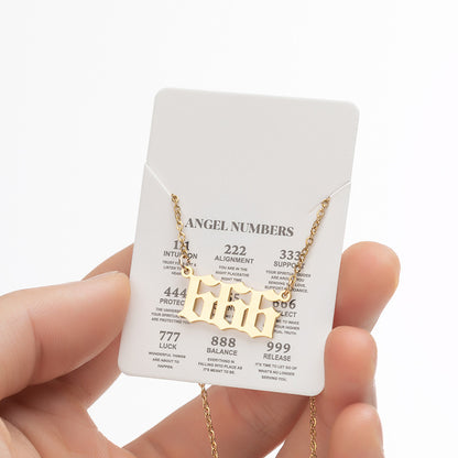Curaçao Angel Lucky number Necklace