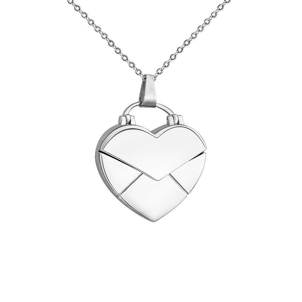 Curaçao Heart creative diy Necklace