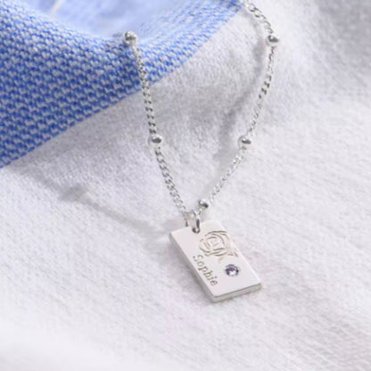 Curaçao blossom birth flower Necklace