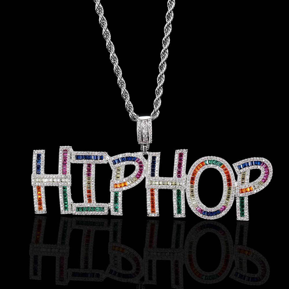 Curaçao colorful square zirconia Necklace