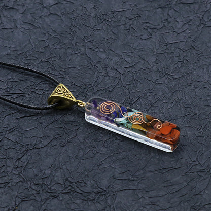 Curaçao colorful gravel necklace