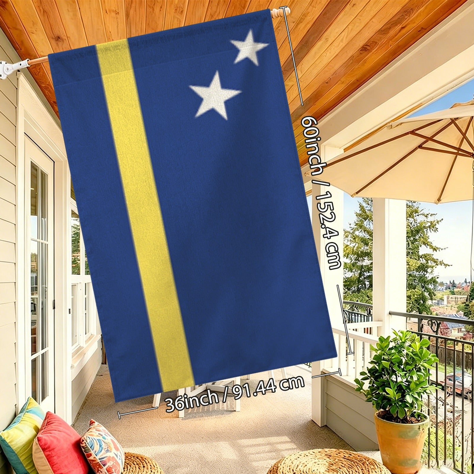 Curacao Linen House Flag