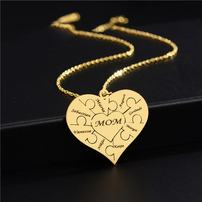 Curaçao Heart Steel creative Necklace