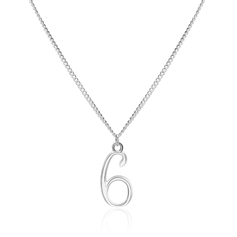 Curaçao Lucky Arabic number Pendant