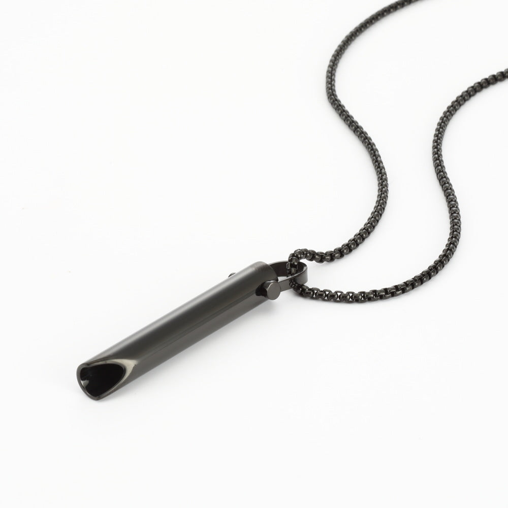 Curaçao Steel adjustable breathing Necklace