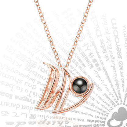 Curaçao Letters Pendant Languages Necklace