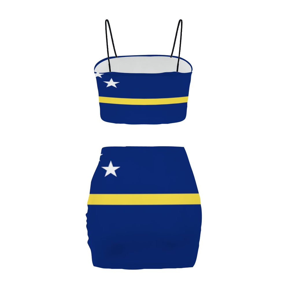 Curacao Women's Mini Skirt Set