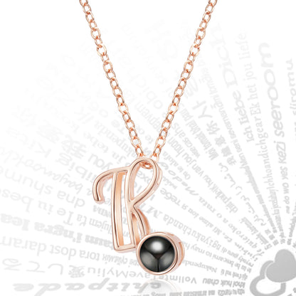 Curaçao Letters Pendant Languages Necklace