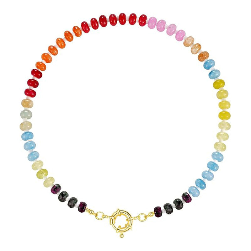 Curaçao Beach Handmade beaded Necklace