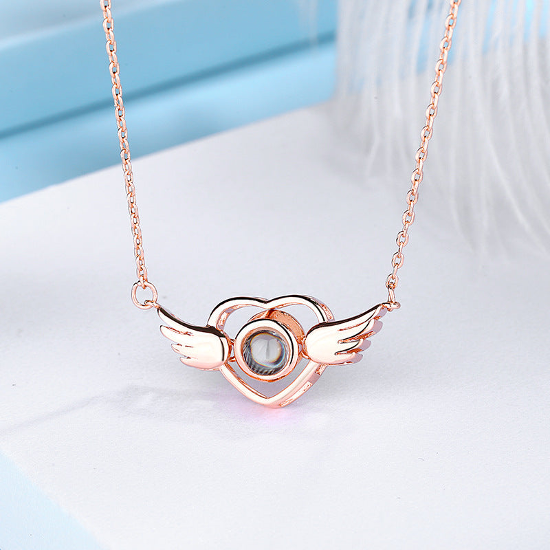 Curaçao Angel wings necklace