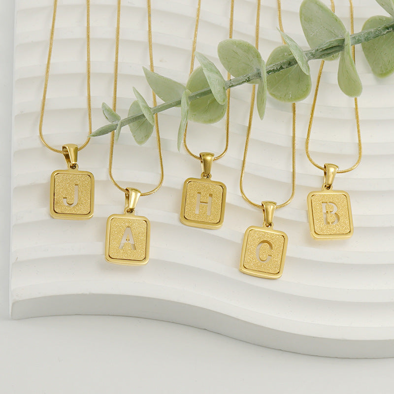 Curaçao alphabet necklace letters