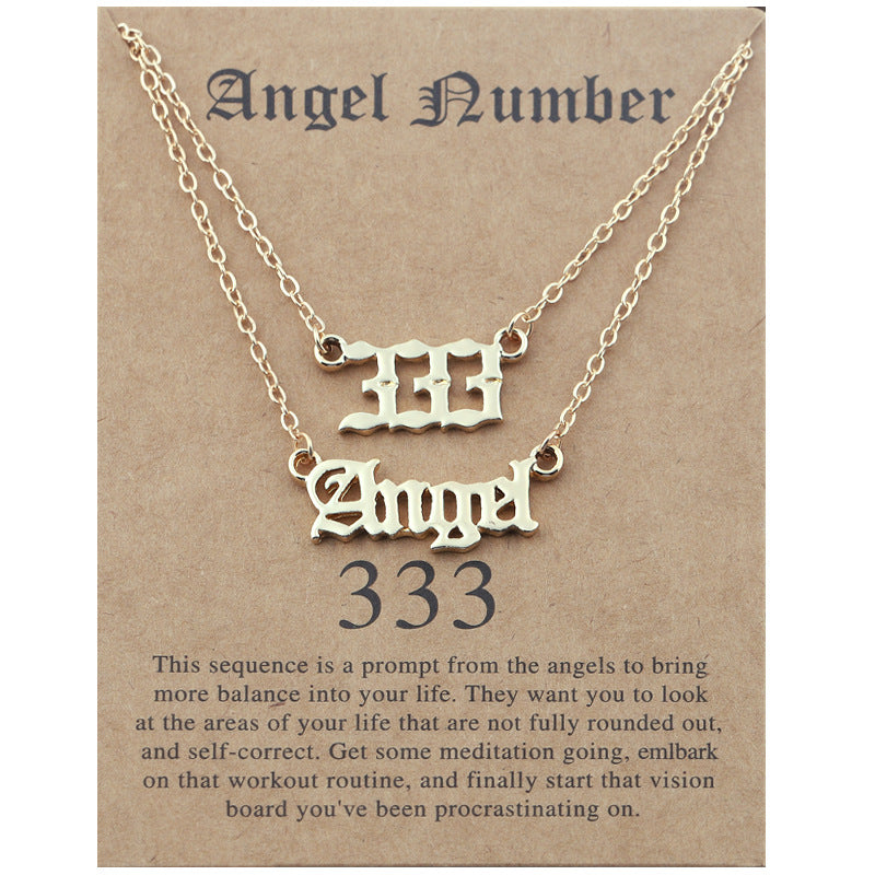 Curaçao Angel Lucky number Necklace