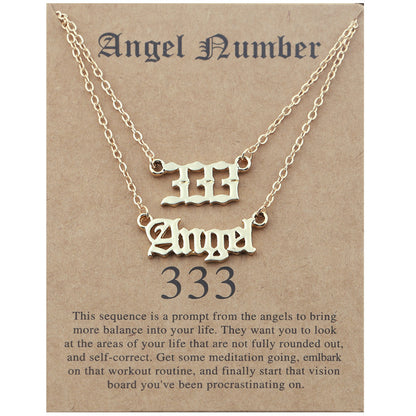 Curaçao Angel Lucky number Necklace