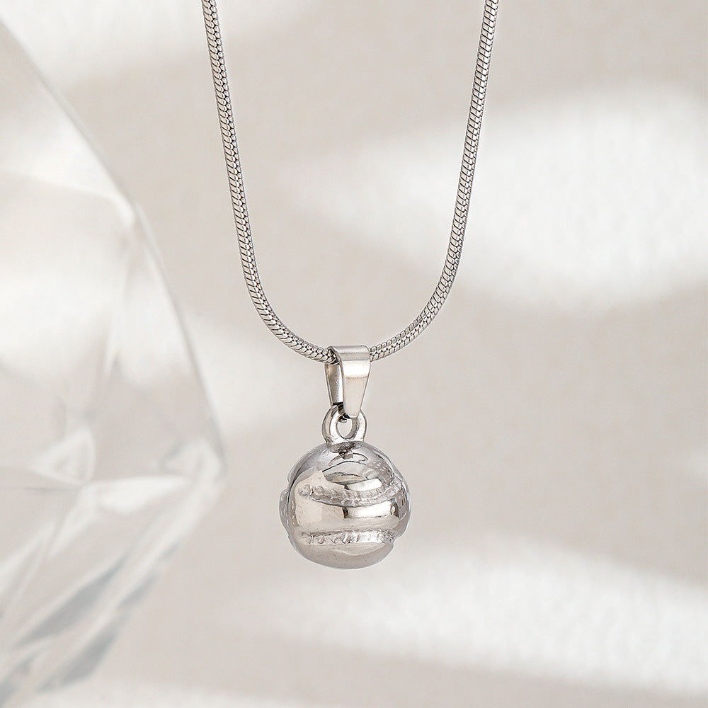 Curaçao Steel basketball football Necklace