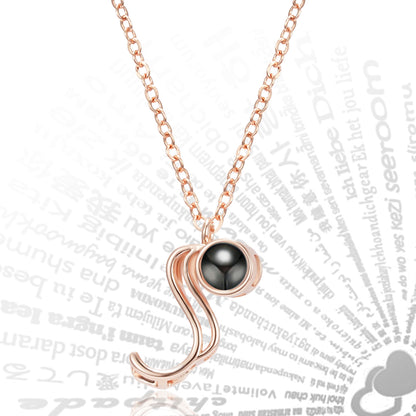 Curaçao Letters Pendant Languages Necklace