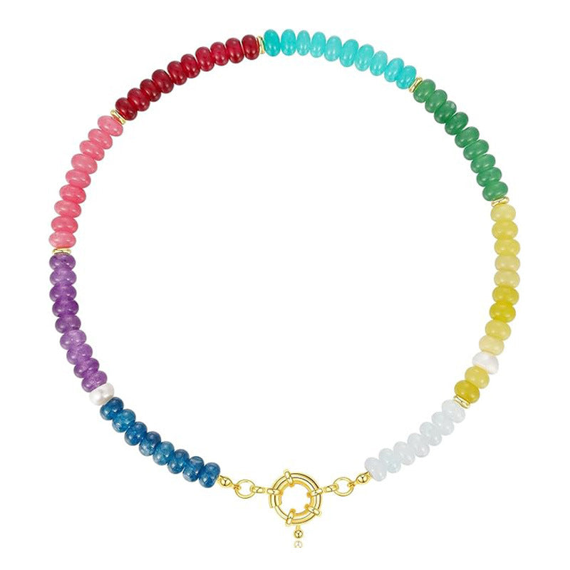 Curaçao Beach Handmade beaded Necklace