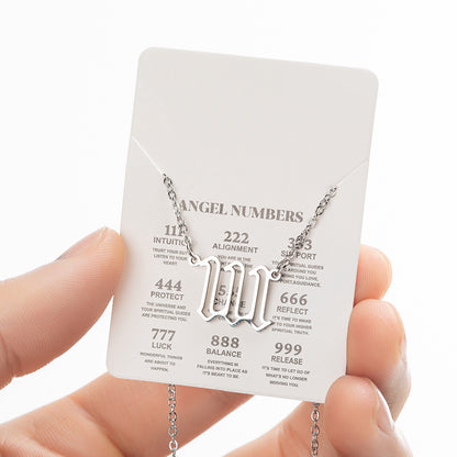 Curaçao Angel Lucky number Necklace